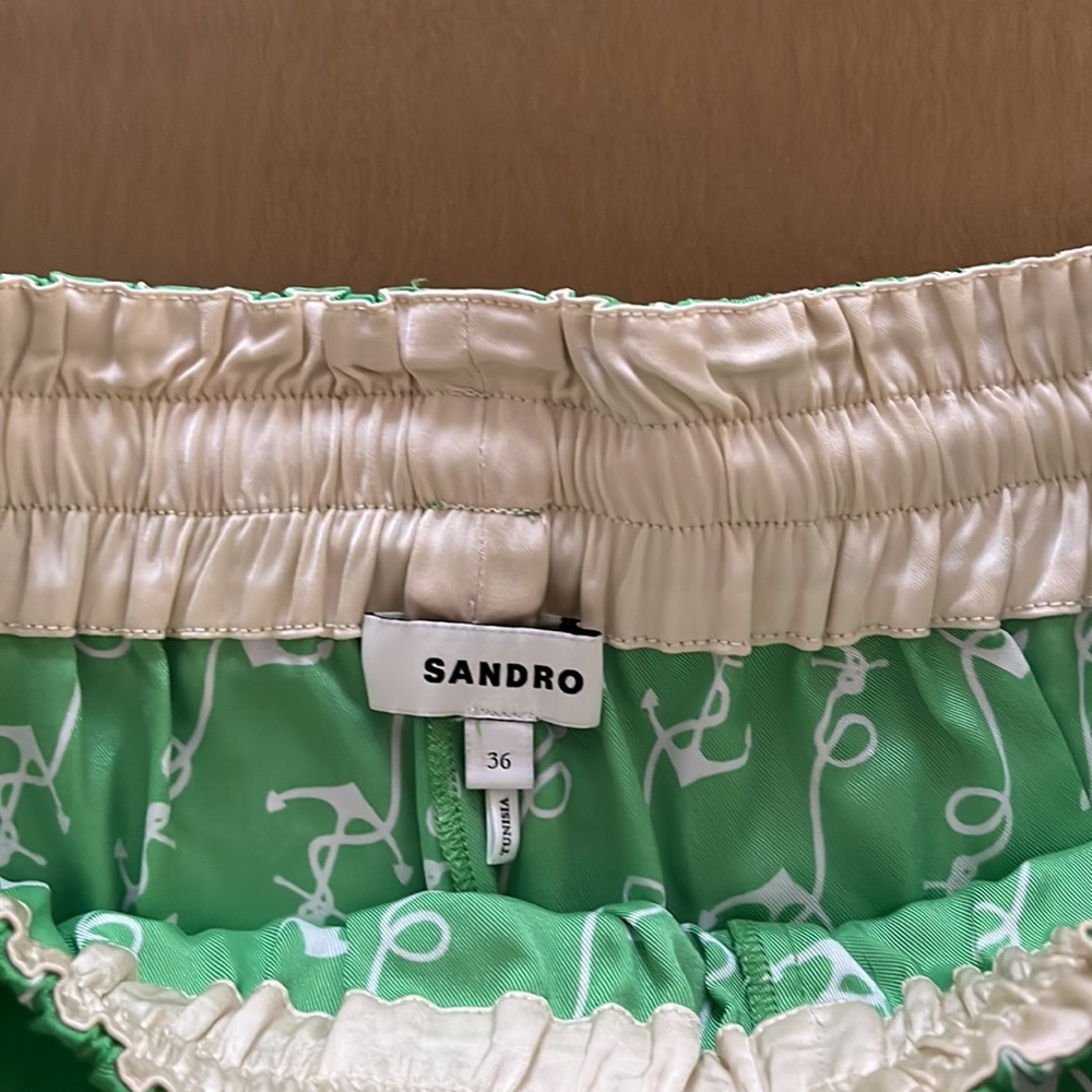 Sandro Green Linen Beach Set - Picture 6 of 6